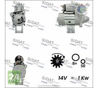 Motorino di avviamento Sidat per FIAT SIENA PALIO MAREA BRAVO BRAVA