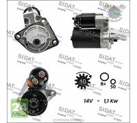 Motorino di avviamento Sidat per FORD GRAND C-MAX ECOSPORT COURIER MONDEO FUSIO