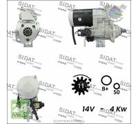 Motorino di avviamento Sidat per HYUNDAI ELANTRA JOHN DEERE Series OPEL ZAFI eg6