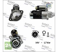 Motorino di avviamento Sidat per HYUNDAI MATRIX ACCENT GETZ esh