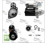 Motorino di avviamento Sidat per MERCEDES LC 200 180 160 SPRINTER 51 ejh