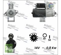 Motorino di avviamento Sidat per PORSCHE 914 VW TRANSPORTER KARMANN KAEFER 1500