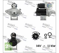 Motorino di avviamento Sidat per TOYOTA AYGO