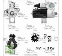 Motorino di avviamento Sidat per VW TOUAREG ej5