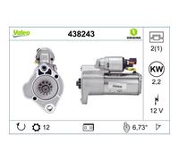 Motorino di avviamento VALEO 438243