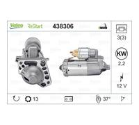 Motorino di avviamento VALEO 438306