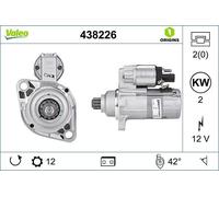 Motorino di avviamento Valeo per AUDI A1 Sportback 2.0 TDI 438226