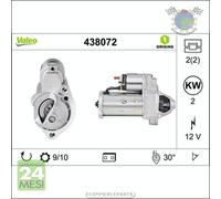 Motorino di avviamento Valeo per AUDI CABRIOLET A6 A4 90 80 SKODA SUPERB VW #w5