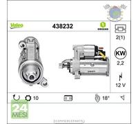 Motorino di avviamento Valeo per AUDI Q5 A8 A7 A6 A5 A4 PORSCHE MACAN