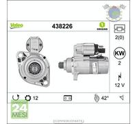 Motorino di avviamento Valeo per AUDI TT Q3 A3 A1 SEAT IBIZA IV ATECA ALTEA #yd