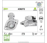 Motorino di avviamento Valeo per BMW 7 F01 F02 F03 F04 ActiveHybrid 740 730 #yl