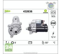 Motorino di avviamento Valeo per CITROEN BERLINGO JUMPY II JUMPER I EVASION #v5