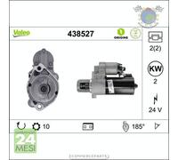 Motorino di avviamento Valeo per MERCEDES CLASSE S 450 400 E AMG43 320 C SLC AM