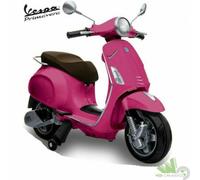MOTORINO GIOCATTOLO BAMBINI VESPA PIAGGIO CAVALCABILE A BATTERIA VESPA ROSA 12 V