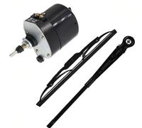 Motorino Tergicristallo, 12V Motorino Tergicristallo Universale Motore Spazzola Tergicristallo 105° con Spazzola e Braccio per Motore Tergicristallo Trattore