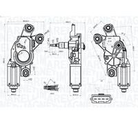 Motorino tergicristallo MAGNETI MARELLI 064070000010 per MULTIVAN T5 2 2011-2015