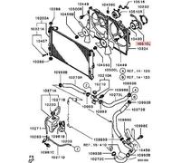 MOTORINO VENTOLA SX MOTOR COOLING FAN LEFT MITSUBISHI LANCER EVO X 1355A101