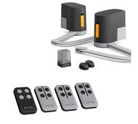 Motorisation connectée à bras articulés pour portail battant : 2.5m/250kg par battant - XB250 + 2 télécommandes OFFERTES - Extel Umii