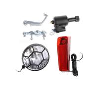 Motorized Bike Bicycle Friction Generator Dynamo LED Head Tail Light Accessories hwy