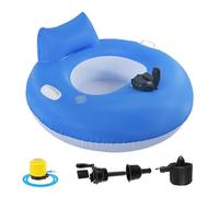 Motorized Float, Inflatable Drifter, 39,76 pollici Ricaricabile Mattress, Water Lounger for Lake Relaxation, River Floating, Beach Tanning, Pool Leisure, Summer Vacation, Outdoor Adventures