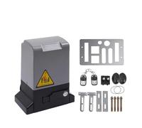 Motorizzazione automatica del cancello scorrevole, 370W/550W/750W Apri del cancello elettrico scorrevole Set Hardware motore automatico Apriporta in metallo veloce 1200/1800KG W/Telecomando(350W)