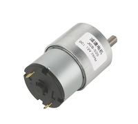 Motorizzazione automatica del cancello scorrevole, 6V/12V/24V DC Gear Motor 7RPM To 960RPM High Torque Gear Box JGB37-520 Reversible Electric Reduction Geared Motor(45,6V)