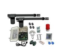 Motorizzazione automatica del cancello scorrevole, Motore AC 400kgs Doppio Braccio Elettrico Automatico Cancello Battente Apriporta (Tastiera Lampada Fotocellula Opzionale)(Kit 3)