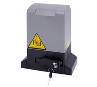 Motorizzazione per Cancello Scorrevole, 1200KG Motore per Cancello Scorrevole Elettrico Automatico, Sensori a Infrarossi, 2 Telecomandi, Adatto per Porte in Acciaio Inossidabile, Ferro, Legno, Vinile