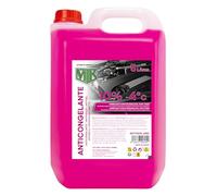 Motorkit MTK Antigelo Refrigerante Rosa 5 L, -4°C, Pronto all’Uso, 10%, 100% Glicole Etilenico Puro, Protezione del Motore dal Gelo e dal Surriscaldamento