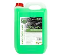 Motorkit MTK Antigelo Refrigerante Verde 5 L, -4°C, Pronto all’Uso, 10%, 100% Glicole Etilenico Puro, Protezione del Motore dal Gelo e dal Surriscaldamento