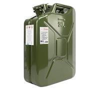 MOTORKIT Tanica da 20 Litri in Metallo con Attacco a Baionetta. Jerrycan di Colore Verde Oliva