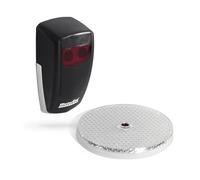 MOTORLINE Kit fotocellula esterna modulata MFE con riflettore a specchio e portata fino a 12m, alimentazione 12/24V AC - 12/24/36V DC, ideale per rilevamento ostacoli su porte e cancelli automatici