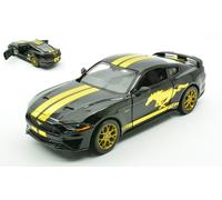MOTORMAX 1/24 FORD MUSTANG GT 2018 NERO MODELLINO STATICO DIECAST