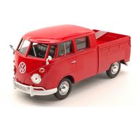 MOTORMAX 1/24 FURGONE VW TYPE 2 T1 PICK UP ROSSO MODELLINO STATICO DIECAST