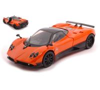 MOTORMAX 1/24 PAGANI ZONDA F 2009 ARANCIO MODELLINO STATICO DIECAST
