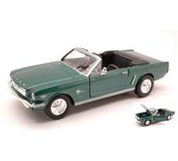 MotorMax FORD MUSTANG CONVERTIBLE 1964 METALLIC GREEN 1:24
