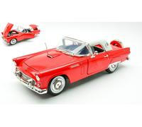 MOTORMAX MTM73176RW FORD THUNDERBIRD 1956 RED W/WHITE HARD TOP 1:18 Modellino