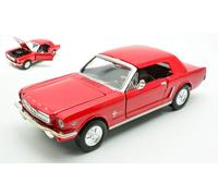 MOTORMAX MTM73273R FORD MUSTANG HARD TOP 1964 RED 1:24 Modellino