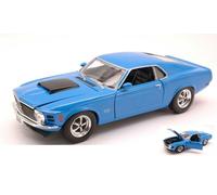 Motormax MTM73303BL FORD MUSTANG BOSS 429 1970 BLUE 1:24 Modellino
