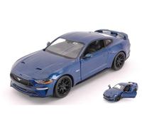 Motormax MTM79352BL FORD MUSTANG GT 2018 BLUE 1:24 Modellino