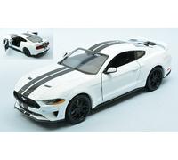 MOTORMAX MTM79352W FORD MUSTANG GT 2018 WHITE 1:24 Modellino
