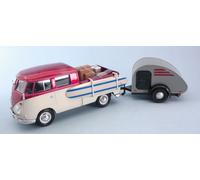 Motormax MTM79673 VW 12 PICK UP WEEK AT THE BEACH SET 1:24 Modellino