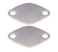 MotorMinds AGR - Piastra per valvole AGR, 2 pezzi, piastra di chiusura AGR, guarnizione per valvola AGR, set per Renault Espace Laguna Master TRAFIC VAUXHALL MOVANO
