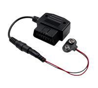 MotorMinds OBD II Spina Salvamemoria, Funzionamento a Batteria 9V, Interruttore di Interruzione Rapida, Salvataggio delle Impostazioni per Tutti i Veicoli con Adattatore OBD2 a 16 Pin