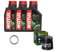 Motorölset per Yamaha YZF-R6 99-05 RJ03 RJ05 RJ09 Olio 10W40 Guarnizione Filtro