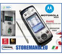 MOTOROLA A920 DEMONSTRATION UNIT BOX FREE ALL NEW VERSIONE RARA + ACCESSORI
