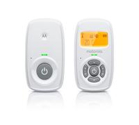 Baby monitor audio Motorola AM24 con batteria e schermo retroilluminato bianco