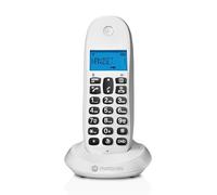 Motorola C1001cb+ Bianco/Telefono Cordless