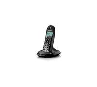 Motorola C1001LB+ - telephones (DECT telephone, Desk, Black, Digital, Multi, 50 entries)