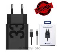 MOTOROLA CARICABATTERIE CASA TURBO POWER ORIGINAL MC-332L 33W CAVO USB-C 793132A